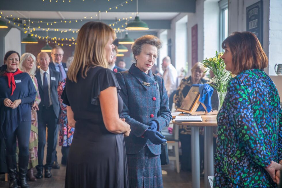 HRH The Princess Royal visiting The Good Loaf